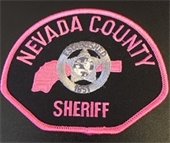 Pink Nevada County Sheriff patch